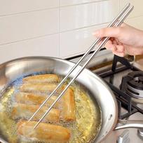 Pailginti lazdeles iš nerūdijančio plieno, daugkartinio naudojimo japoniškų suši lazdelių, korėjietiškų karšto puodo makaronų kepimo stalo reikmenų, kiniškų lazdelių