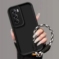 For Realme C75 dėklas Realme C75 4G telefono dėklas Austas dirželis Dangtelis Odos pojūtis Apsauga Smūgiams atsparus dėklas Realme C75 gray