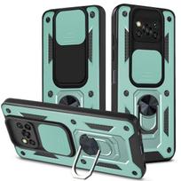 skirtas Xiaomi POCO X3 Pro dėklo dangtelis, skirtas POCO X3 NFC fotoaparato objektyvo apsauginis šarvas, atsparus smūgiams magnetinis laikiklis žiedo dėklas Capa for POCO X3 NFC