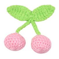 Embroidery Patches Colorful Cherry Pattern Appliques Adhesive Backing Patches for Clothing and Accessories T5