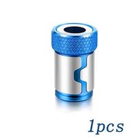 3 vnt. Magnetinis antgalių laikiklis Lydinio Elektrinis Magnetinis Žiedas Atsuktuvų Antgalių Laikiklis Apsauga nuo Korozijos Magnetizatorius Phillip's antgaliui Blue 1PC