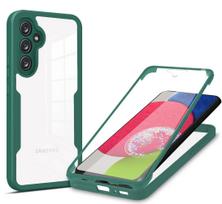 360 Full Body Case for Samsung Galaxy A13 A12 A14 A23 A03 A52 A33 A53 A02 a54 Double Side Coque Transparent Funda Protect Cover For A20S žalia