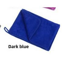 Double-thickness Water-absorbent Lint-free Kitchen Household Mopping Wipes 30*30cm tamsiai mėlyna spalva