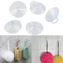 Nauji 5 vnt. Minimalistinio dizaino skaidrūs sieniniai kabliukai Tinka vonios rankšluosčių laikikliui Kabliukai Super stipri siurbtuko lango kabliukai 5pcs