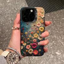Povandeninių gėlių dėklas telefonui iPhone 13/14Pro/15ProMax/16Pro iPhone 11 Pro