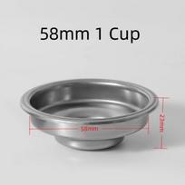 Kavos filtro krepšelis Kavinės filtro krepšelis Namams Pieno arbatos parduotuvei 51mm 2 Cup gray
