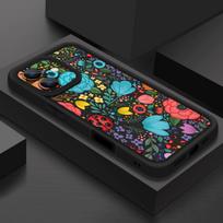 Colorful Flowers Ladybug Pattern Shockproof Phone Case For iPhone 16e 16 15 14 Pro Max 13 12 Pro 11 14 15 16 Plus Silicone Soft Matte Cover Fundas iPhone 16e juoda