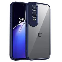 OnePlus Nord CE4 Lite CPH2619 Dėklas Smūgiams atsparus Silikoninis TPU Buferis su Skaidriu Galiniu Kietu Dangteliu Telefono Dėklas, skirtas Oneplus Nord CE4Lite Pc + tpu&OnePlus Nord CE4 Lite mėlyna