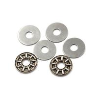 2 Komplektai Axk0619 Atraminis Adatinis Ritinis Guolis Su Dviem Poveržlėmis 6Mm X 19Mm X 2Mm