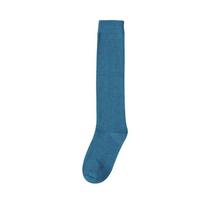 Vyriškos juodai baltos itin ilgos baigimo šventės kojinės virš kelių, verslo kojinės One Size Bare Socks mėlyna