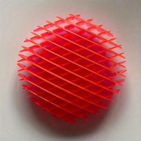 Dizainas Kirminas Didelis Fidget Žaislas 3D Spausdinimas Deimpresija Elastingas Tinklelis Tinklelis Anti-Stresas ADHD Streso Malšinimas Elastingas Žaislas Vaikui Suaugusiam raudona