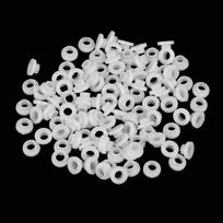 100 vnt. Tranzistorių izoliacinių plastikinių tarpiklių įvorių poveržlių (TW 6)