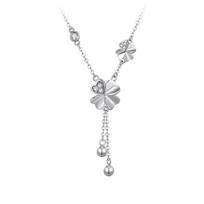 Four-Leaf Clover Gold Necklace - Women's Light Luxury Fashion, Perfect Gift