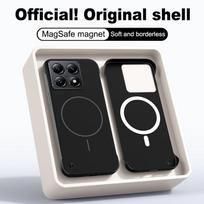 Berėmelis Itin plonas Magnetinis Dėklas Xiaomi 14T Pro Magsafe Kietas PC Matinis Smūgiams Atsparus Dangtelis MI14T 14TPro Korpusas Bamperis xiaomi 14T Pro juoda