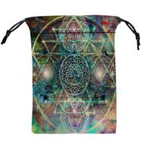 Divinations Tarots Dices Bag Mini Wedding Bag Tablecloth Oracles Cards Game Bag Jewelry Storage Drawstring Tarots Bag