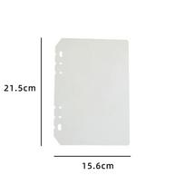 Laisvalapių A5 segtuvas Pliušinis nuotraukų kortelių laikiklis Kawaii nuotraukų kortelių rinkimo knyga Mokyklinės prekės Inner Pages D white