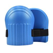 Comfortable Gardening Knee Pads with Adjustable Straps for Car Repair mėlyna