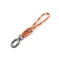 Paracord raktų pakabukas dirželis Ovalus sagtelis Didelio stiprumo parašiutinis laidas Avarinis išgyvenimas Anti-loss Kuprinės raktų žiedas Kaklui kabinamas