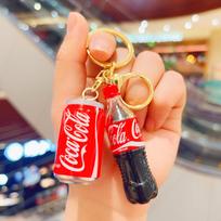 Kūrybiškas Coca-Butelio Raktų Pakabukas Realistiškas Gėrimo Butelis Cola Raktų Pakabukas Rankinės Aksesuaras Reklaminė Dovana One Size