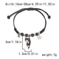 Trendy Korean-Japanese Lazy Cat Bracelet – Chic Gift for Friends