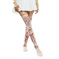 Iki šlaunų ilgos kojinės, virš kelių kojinės, Helovino, Cosplay, festivalio kojinės, margintos kojinės moterims ir mergaitėms