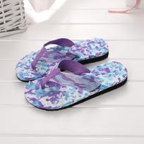 Women Summer Flip Flops Shoes Sandals Slipper Indoor & Outdoor Flip-flops 40 violetinė