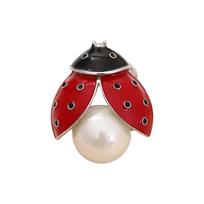 Elegant Ladybugs Brooch Pin For Women Sparkling Crystal Enamel Jewelry Accessory Gift Ideas Elegant Diamonds Ladybugs Pin