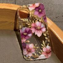 Hibiscus Gėlių Rašto Telefono Dėklas iPhone 16 15 14 13 12 11 Pro Max XS X XR Plus Mini SE 2020 2022 Bamperis Funda iPhone 15 Pro