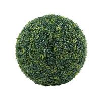 Dirbtinis augalas Topiary kamuoliukų dekoravimas Dirbtinis buksmedžio rutulys Atsparus UV spinduliams tikroviškas daugiasluoksnis lauko kieme prieangis sodas netikrų žalių lapų sfera 13cm C