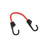 Bicycle Bungee Cord Cargo Rack with Hooks Portable Elastic Band Strap Luggage Carrier Red 30cm