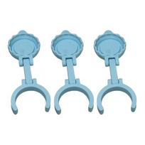 3 vnt. daugkartinis alaus butelio kamštis su sandariu dangteliu, neužsukamas dangtelis standartiniams 12oz/22oz stikliniams buteliams, PLA nepralaidus dulkėms alaus butelio dangtelis skirtas 3pcs mėlyna