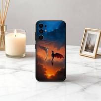 Cartoon T-Toothless D-DragonS TD Phone Case Black Silicone Soft For Samsung S25,S24,S21,S22,S23,S30,Ultra,S20,Plus,Fe,Lite Samsung S21fe