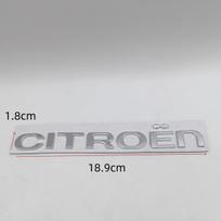 1 vnt. 3D metalas Citroen automobiliui raidės Priekinis variklio dangčio ženklelis Lipdukas ant variklio dangčio Galinis bagažinės ženklelis Lipdukas Stilius auto priedai