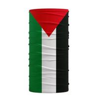 Palestine National Flag Bandana Half Fishing Riding Face-Cover for Cycling Coverage Breathable Outdoor Sports Sun