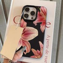 Cute Red Lily Pattern Phone Case For Samsung A05S A06 A07 A15 A16 A34 A35 A53 A54 S23 S25 Ultra Shockproof Soft Cover Funda Samsung A36 balta