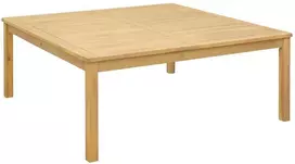 Lauko baldų komplektas Kavos staliukas Šviesus akacijų 110 x 110 x 45 cm
