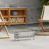 Stovyklavimo laužavietė 42 x 22 x 18 cm Nerūdijantis plienas