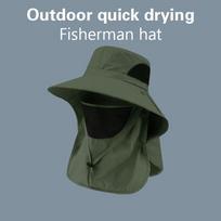Outdoor Sunscreen Hat Sun Hat Waterproof Quick Dry Large Brim Fishing Fishing Hiking Summer