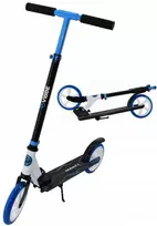 Didelis sulankstomas VIBBE paspirtukas, 200 mm, skirtas vaikams ir suaugusiesiems, mėlynas iki 100 kg.