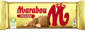 Pieninis šokoladas MARABOU, su lazdyno riešutais, 17 g