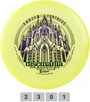 Diskgolfo diskas Putter C-LINE GLOW P2x