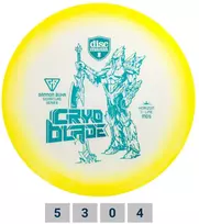 Diskgolfo diskas Midrange Driver C-LINE HORIZON MD5 Cryo Blade Gannon Buhr Geltona