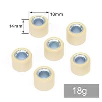 6Pcs/Set 18x14mm Variator Roller Weights Motorcycle Drive Pulley  DIY Accessories 18g