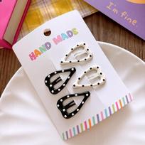 New Style Dripping Oil Polka Dot Stars All-match Children's Bangs Hairpin Bb Clip Girl Heart Geometric Broken Hairpin Hair Accessories