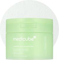 medicube Exosome Tree Soothing Toner Pads for Sensitive Skin with Centella Asiatica Reduce Redness and Pimples. Vegan (100 Pads) 1pcs žalia