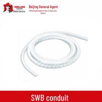 DELIXI Corrugated Tube Wire Loom End Protection Strip - Regenerative Insulation Protection. SWB-18 White