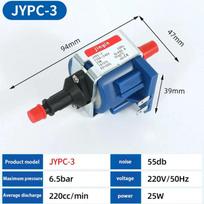 jiayin JYPC-3 AC 220V/240V 25W Mini elektromagnetinis siurblys Kavos aparato vandens siurblys Stūmoklinis siurblys Aukšto slėgio srautas 220/120cc/min CN