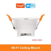 Tuya ZigBee MmWave Human Presence Sensor 24G Radar Body Motion Detector AC85~265V For Lighting Smart Home System 24G WiFi
