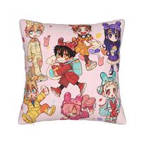 TBHK Anime Characters Pillow Case  Vintage Pillow Cover Design Pillowcases For Living Room Bed Chair 30cmx30cm