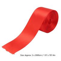 Cut to Length Finish Line Ribbon Red Color Athletics Ribbon Sprint Banner  Marathon Events raudona
